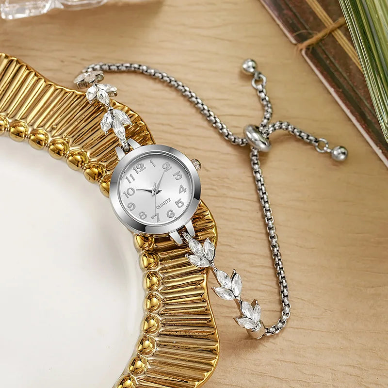 Rhinestone Bracelet Watch