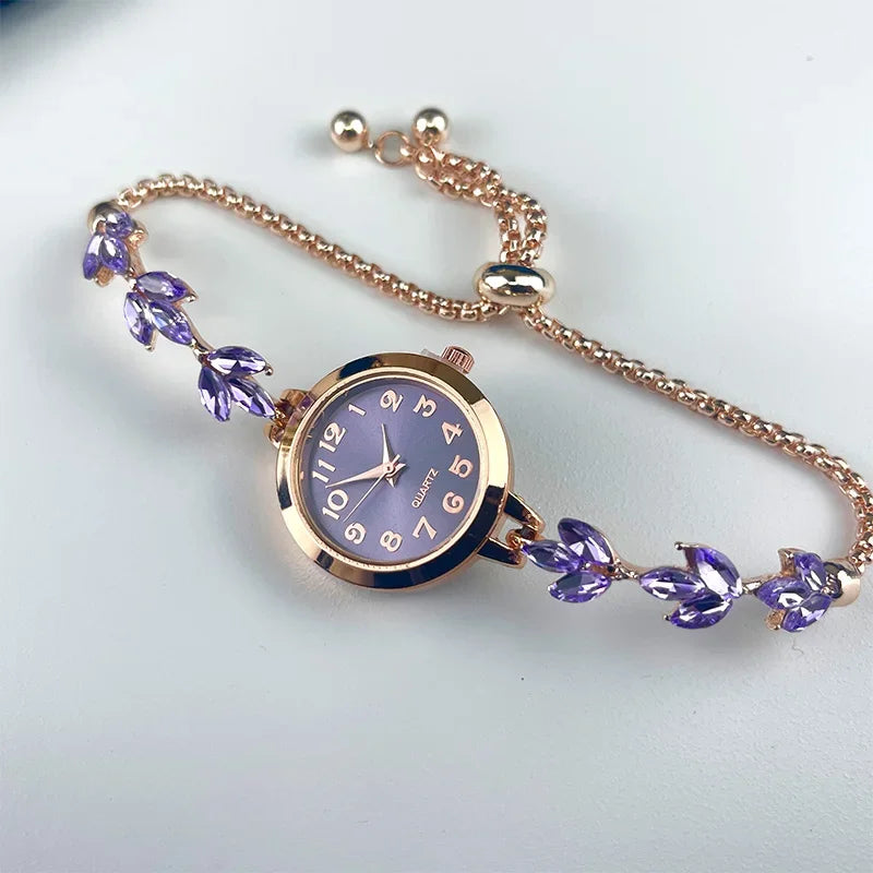 Rhinestone Bracelet Watch